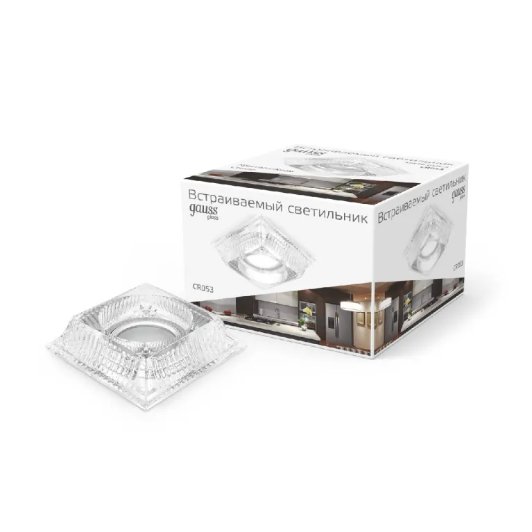 Встраиваемый светильник Gauss Glass CR053 в Нижнем Новгороде