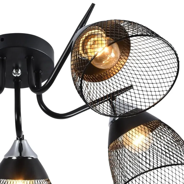 Потолочная люстра Reluce 01274-0.3-05 BK+CR в Нижнем Новгороде