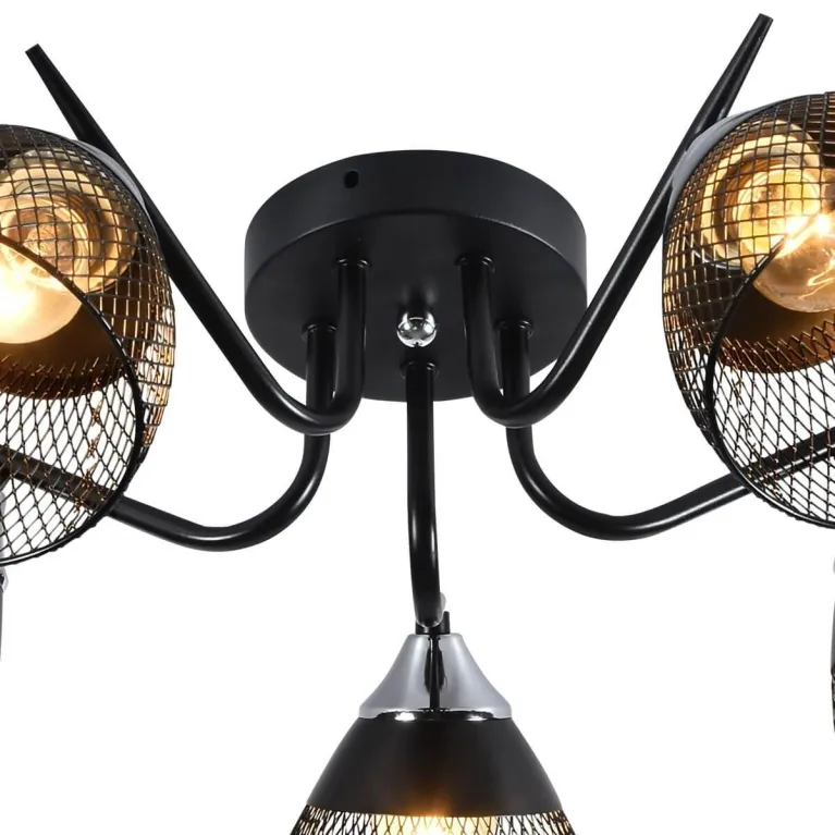 Потолочная люстра Reluce 01274-0.3-05 BK+CR в Нижнем Новгороде