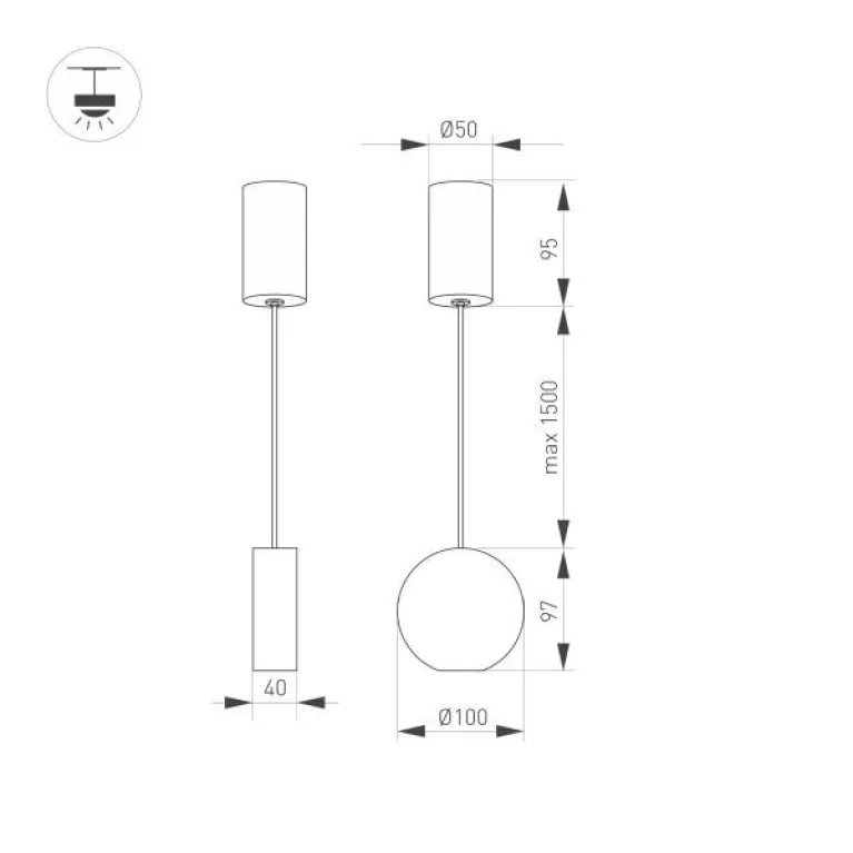 Подвесной светодиодный светильник Arlight SP-Elementa-Roll-R100-9W Day4000 032768 в Нижнем Новгороде