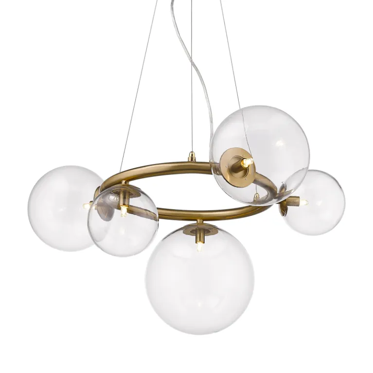Подвесная люстра Delight Collection Puppet P68092-5 brass в Нижнем Новгороде