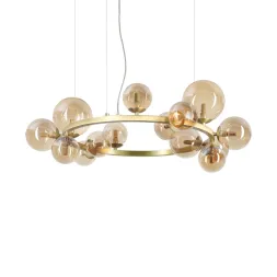 Подвесной светильник Ideal Lux Perlage SP14 Ambra 322797
