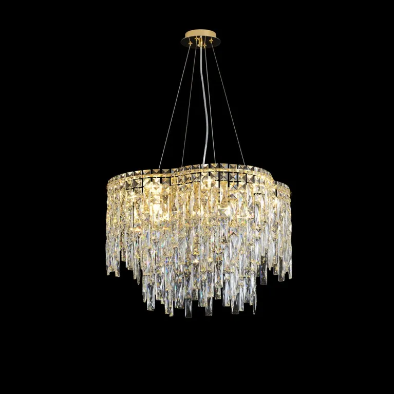 Подвесная люстра Crystal Lux ABRIL SP12 GOLD в Нижнем Новгороде