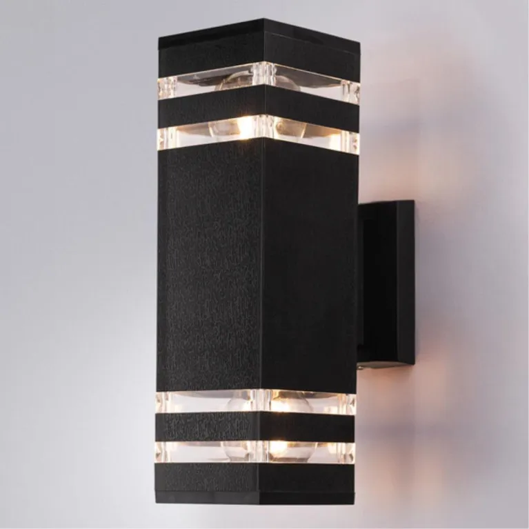 Уличный настенный светильник Arte Lamp Hadar A4421AL-2BK в Нижнем Новгороде