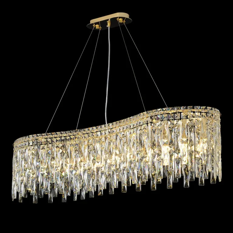 Подвесная люстра Crystal Lux ABRIL SP12 L1200 GOLD в Нижнем Новгороде