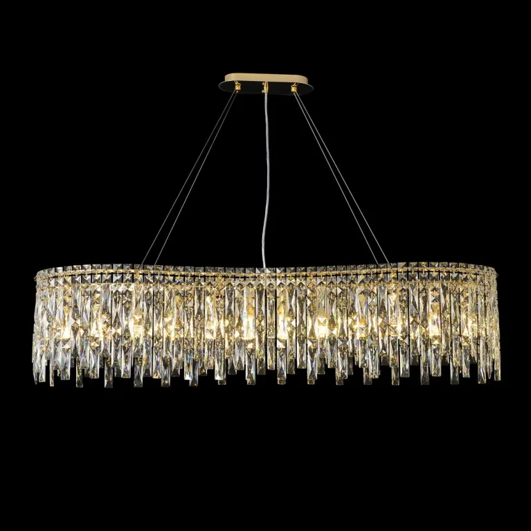 Подвесная люстра Crystal Lux ABRIL SP12 L1200 GOLD в Нижнем Новгороде