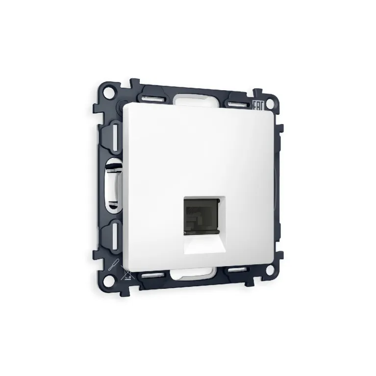Комплект механизма компьютерной розетки RJ-45(8P8C) CAT6 со шторкой Ambrella Volt Alfa MA132010 в Нижнем Новгороде