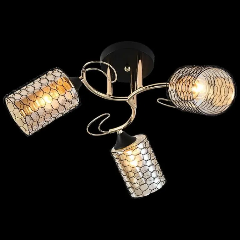 Потолочная люстра Reluce 01309-0.3-03 BK+FGD в Нижнем Новгороде