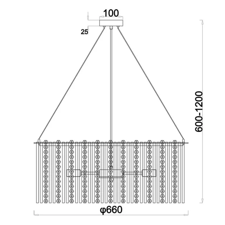 Подвесная люстра Escada ASTLEY 2104/8S в Нижнем Новгороде