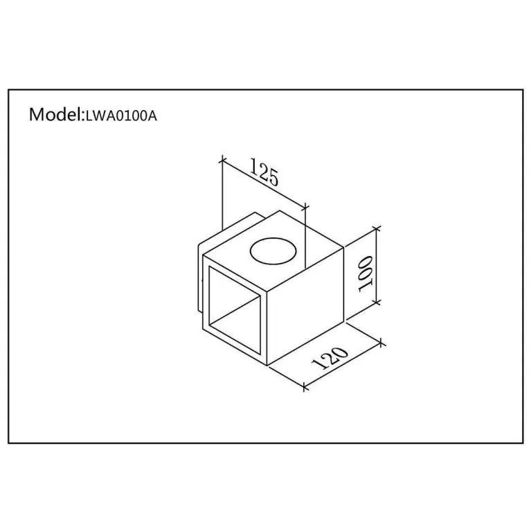 Уличный настенный светодиодный светильник DesignLed JY Kub LWA0100A-BL-WW 002795 в Нижнем Новгороде