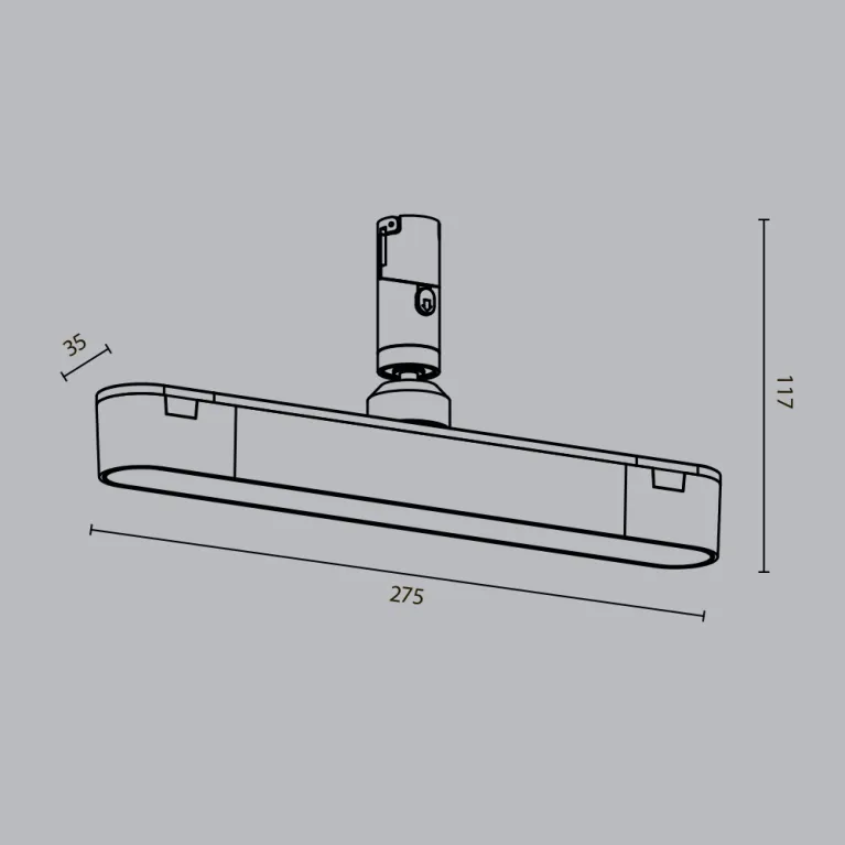 Трековый магнитный светильник Maytoni Basis Rot TR202-1-10W3K-B в Нижнем Новгороде