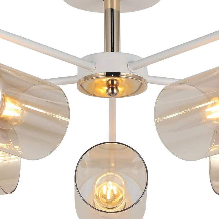 Люстра на штанге Illumico IL8248-5COU-79 WH GD в Нижнем Новгороде