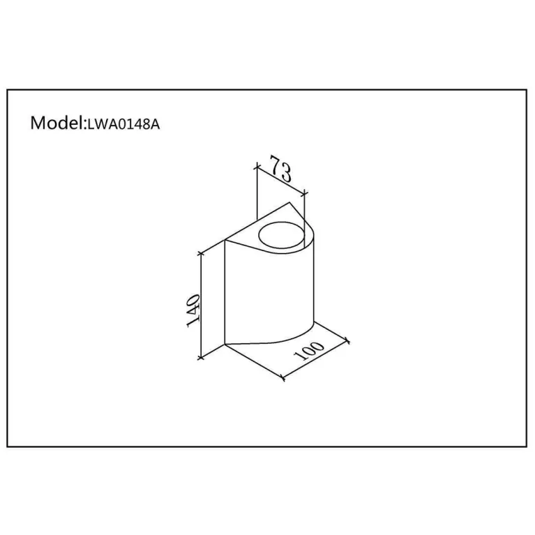 Уличный настенный светодиодный светильник DesignLed JY Zima LWA0148A-BL-WW 002803 в Нижнем Новгороде
