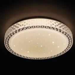 Потолочный светодиодный светильник Ambrella light Orbital Crystal F85 55W D400