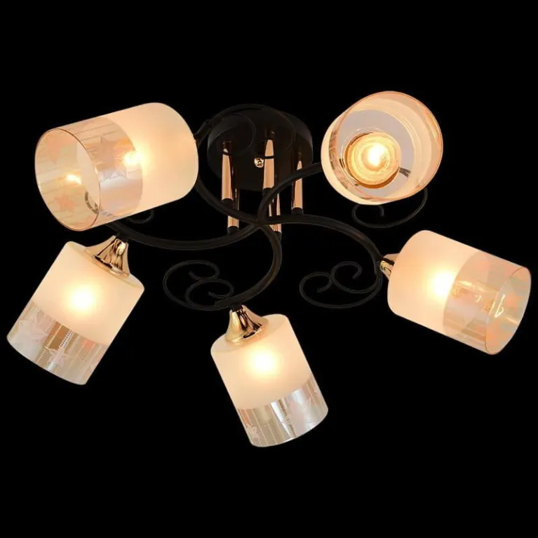 Потолочная люстра Reluce 01315-0.3-05 BK+FGD в Нижнем Новгороде