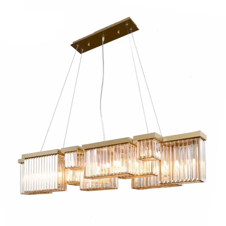 Подвесная люстра Delight Collection Broadway 2466 brushed champagne gold в Нижнем Новгороде