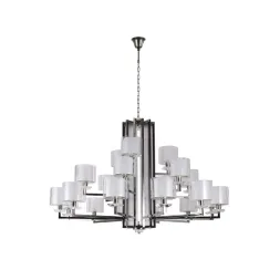 Подвесная люстра Newport 4400 4412+6+3/C black glossy М0068531