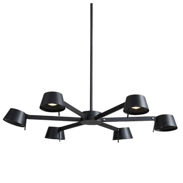 Люстра на штанге Delight Collection P0214-6A black в Нижнем Новгороде