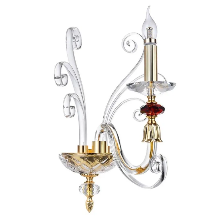 Бра Crystal Lux Catarina AP1 V2 Gold/Transparent-Cognac в Нижнем Новгороде
