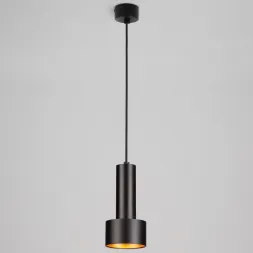 Подвесной светильник Eurosvet 50134/1 LED черный/золото
