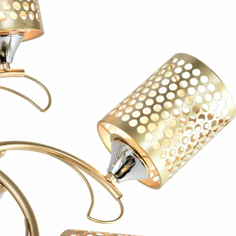 Потолочная люстра Reluce 01322-0.3-05 MATT GOLD+CR в Нижнем Новгороде