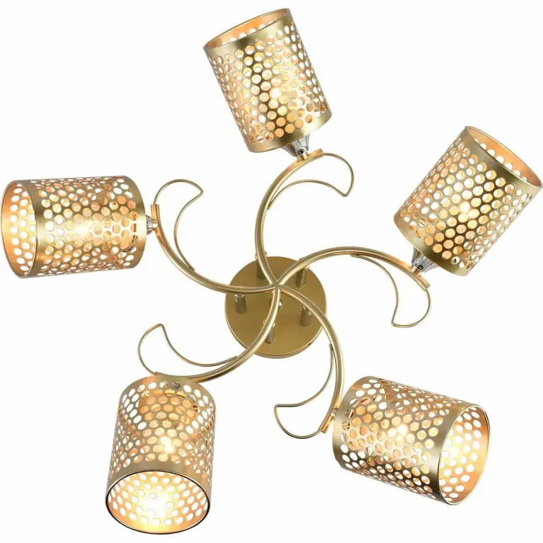 Потолочная люстра Reluce 01322-0.3-05 MATT GOLD+CR в Нижнем Новгороде