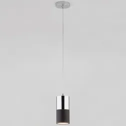 Подвесной светильник Eurosvet 50146/1 хром/черный