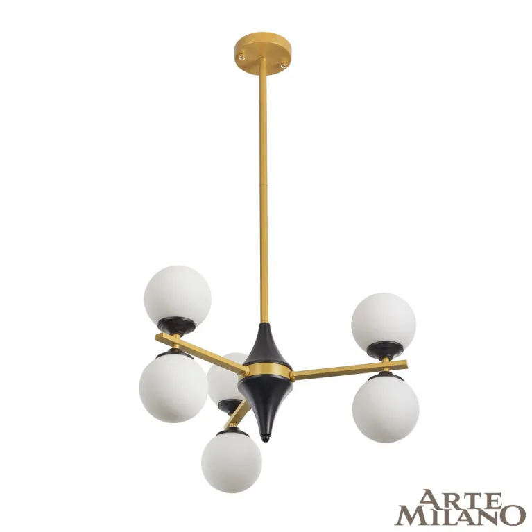 Люстра на штанге Arte Milano 271580/6 BK/GD в Нижнем Новгороде