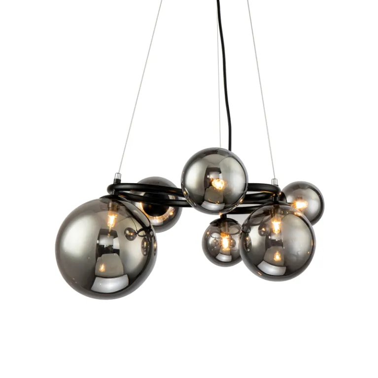 Подвесная люстра Delight Collection Wendt KG1202P-6 grey/clear в Нижнем Новгороде