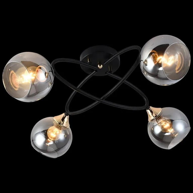 Потолочная люстра Reluce 01337-0.3-04 BK+FGD в Нижнем Новгороде