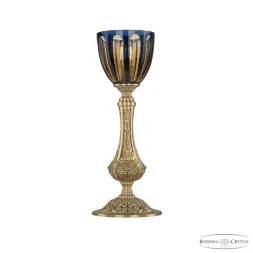 Настольная лампа Bohemia Ivele Crystal Florence 71100L/15 FP P1 Amber-Blue/H-1H