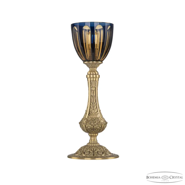 Настольная лампа Bohemia Ivele Crystal Florence 71100L/15 FP P1 Amber-Blue/H-1H в Нижнем Новгороде