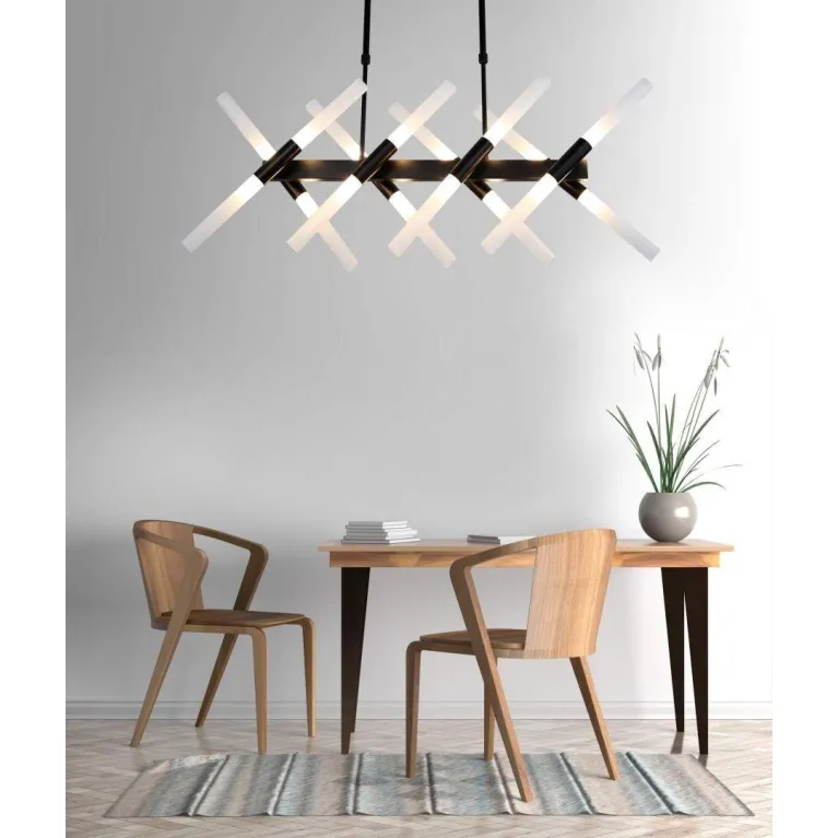 Подвесная люстра Lumina Deco Alford LDP 6036-16 BK в Нижнем Новгороде