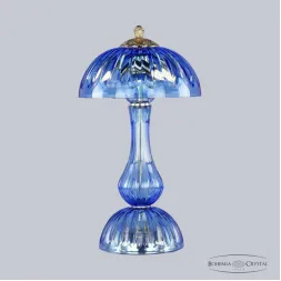 Настольная лампа Bohemia Ivele Crystal 1371L/3/25 G Aquamarine/M-1H