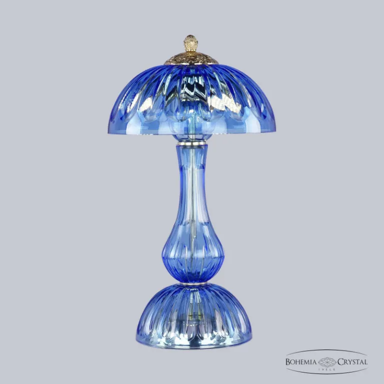 Настольная лампа Bohemia Ivele Crystal 1371L/3/25 G Aquamarine/M-1H в Нижнем Новгороде
