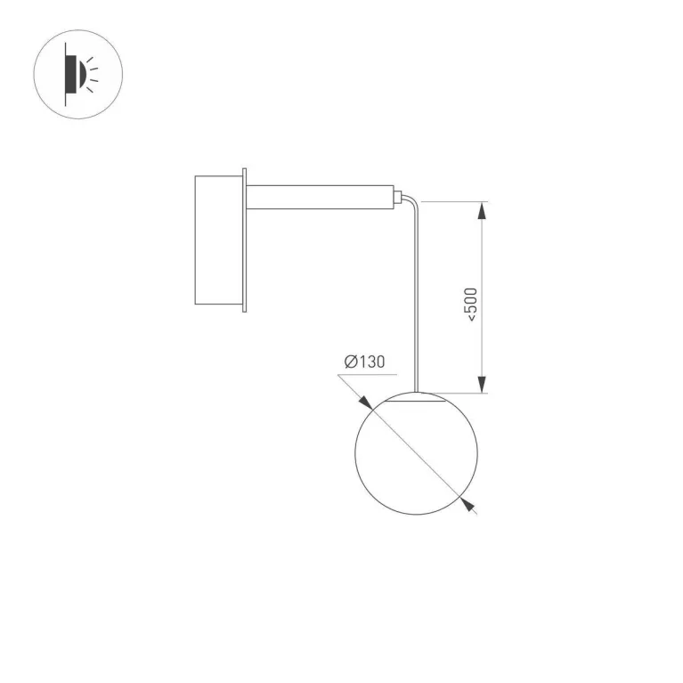 Бра Arlight SP-Beads-Wall-Hang-R130-6W Day4000 037065 в Нижнем Новгороде