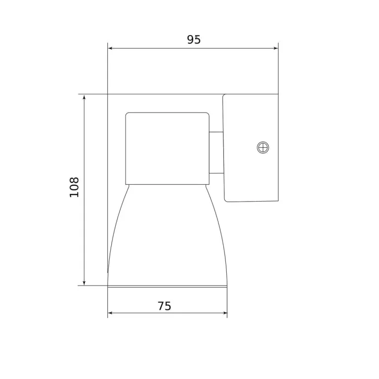 Бра Elektrostandard Cono MRL 1027 белый/серебро a061049 в Нижнем Новгороде