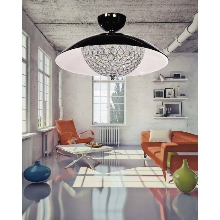 Потолочный светодиодный светильник Lumina Deco Mezzaluna LDC 1578-5 BK в Нижнем Новгороде