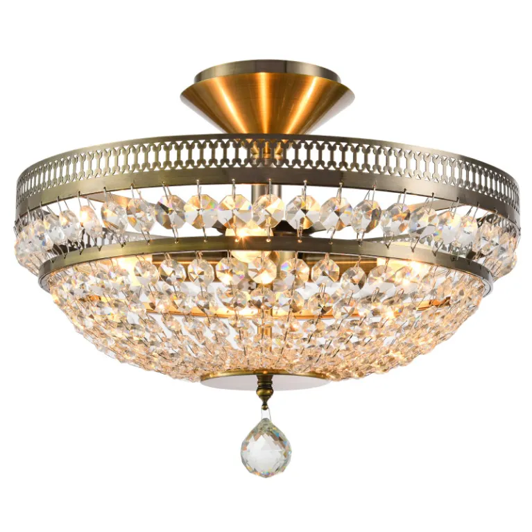 Люстра на штанге Natali Kovaltseva BAROCCO 81405/4C ANTIQUE в Нижнем Новгороде