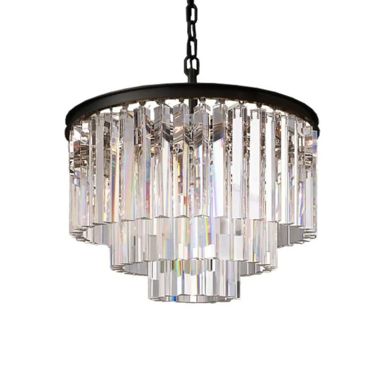 Подвесная люстра Delight Collection 1920s Odeon KR0387P-6 black/clear в Нижнем Новгороде