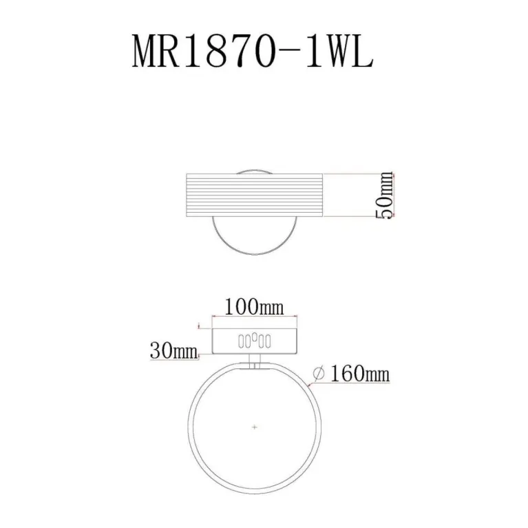 Настенный светодиодный светильник MyFar Vinsent MR1870-1WL в Нижнем Новгороде