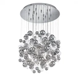 Каскадная люстра Ideal Lux Bollicine SP14 Cromo