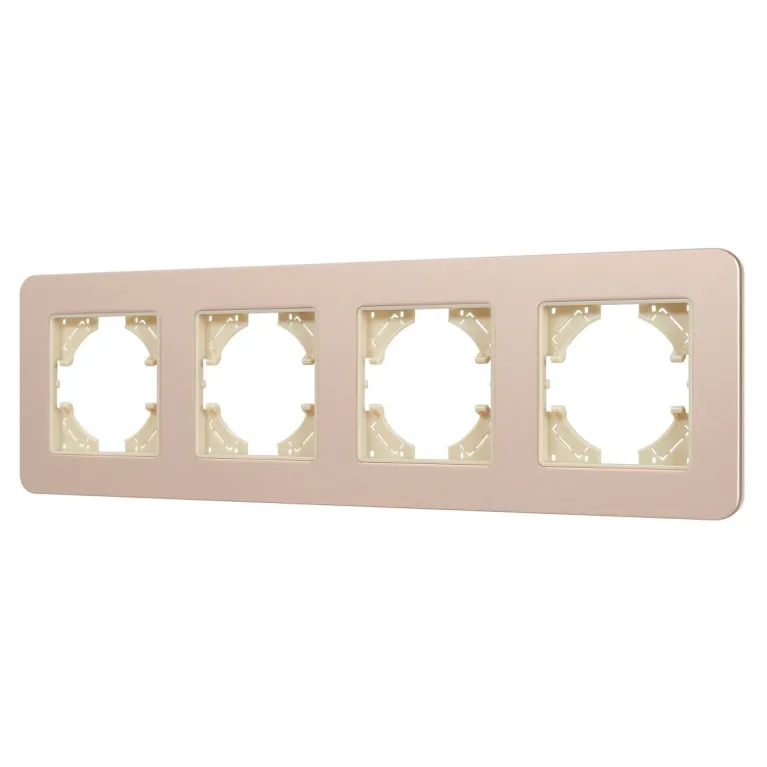 Рамка на 4 поста алюминиевая Arlight FRM-AKIRY-SFAL-4-GD 049745 в Нижнем Новгороде