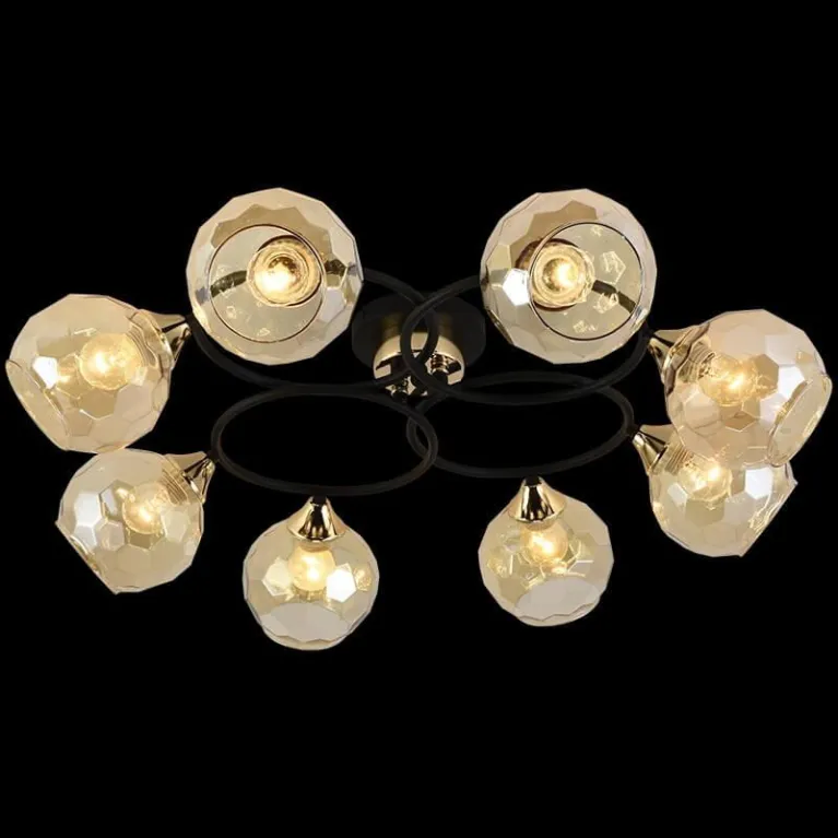 Потолочная люстра Reluce 01357-0.3-08B BK+FGD в Нижнем Новгороде