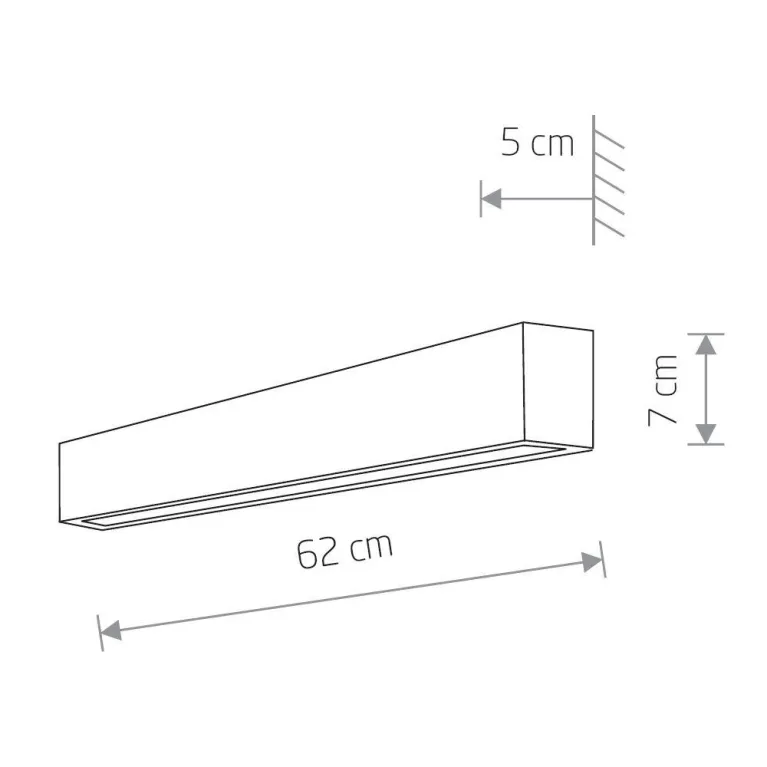Настенный светильник Nowodvorski Straight Wall Led S 7596 в Нижнем Новгороде