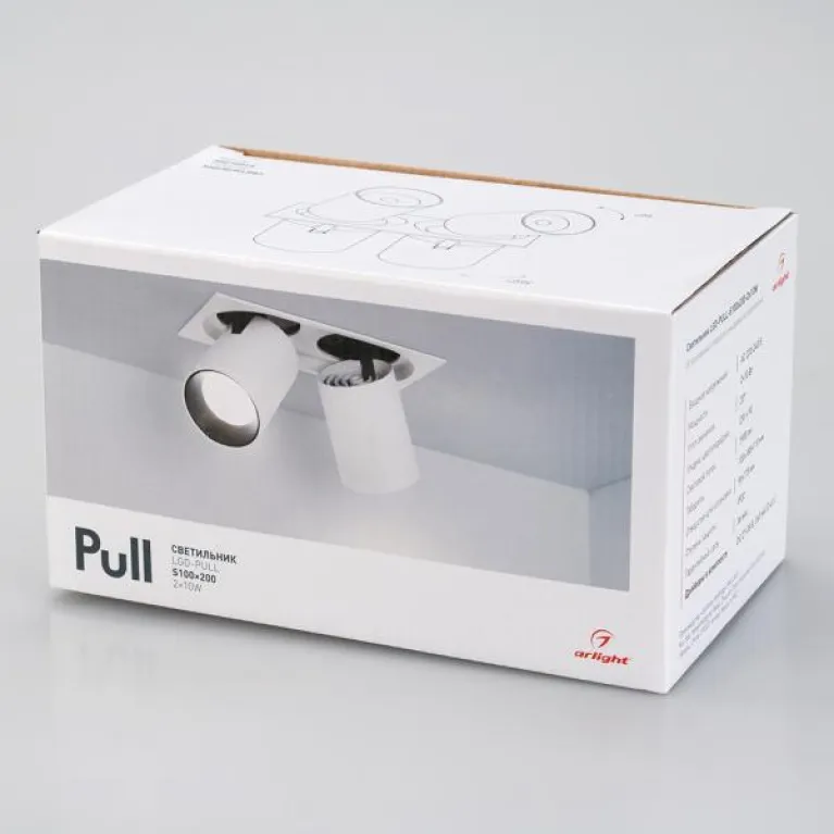 Встраиваемый светодиодный спот Arlight LTD-Pull-S110x210-2x10W Day4000 031361 в Нижнем Новгороде