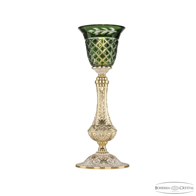 Настольная лампа Bohemia Ivele Crystal Florence 71100L/15 GW P2 Clear-Green/H-1J в Нижнем Новгороде