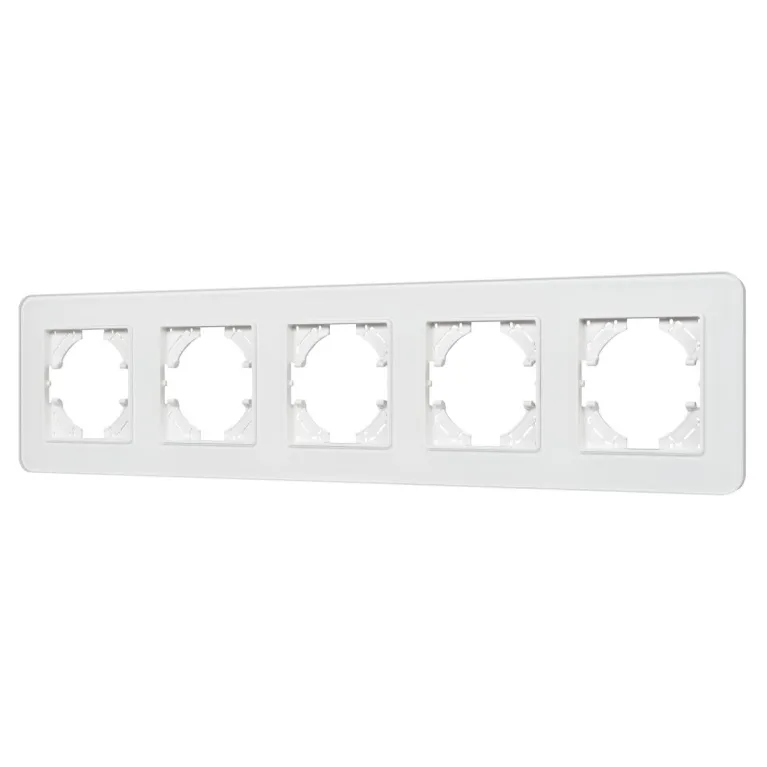 Рамка на 5 постов стеклянная Arlight FRM-OMALI-GS-5-WH 049704 в Нижнем Новгороде