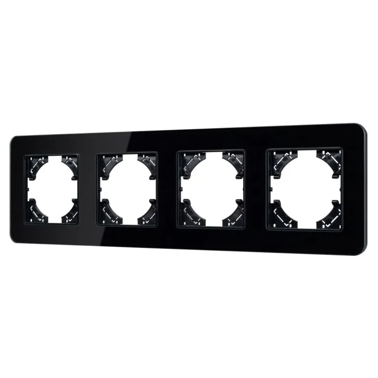 Рамка на 4 поста стеклянная Arlight FRM-OMALI-GS-4-BK 049701 в Нижнем Новгороде