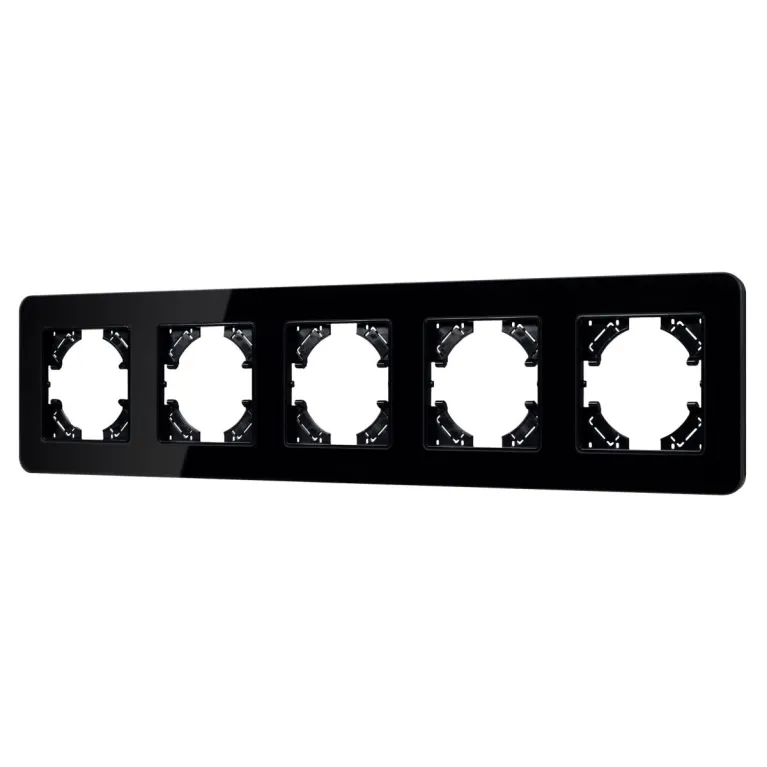 Рамка на 5 постов стеклянная Arlight FRM-OMALI-GS-5-BK 049705 в Нижнем Новгороде